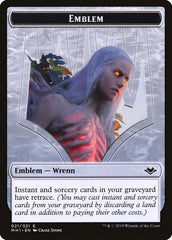 Elemental (008) // Wrenn and Six Emblem (021) Double-Sided Token [Modern Horizons Tokens] | Sanctuary Gaming