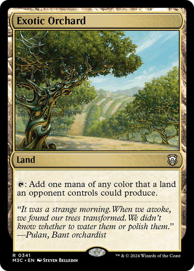 Exotic Orchard (Ripple Foil) [Modern Horizons 3 Commander] | Sanctuary Gaming
