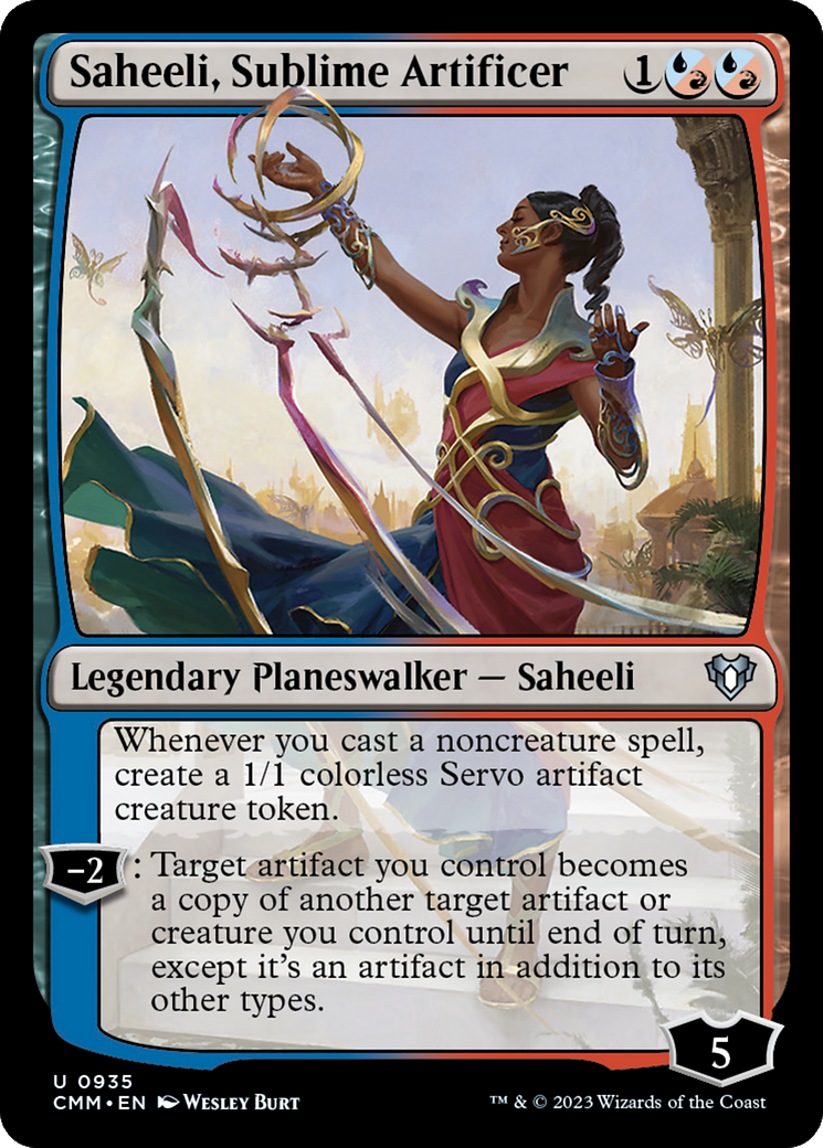 Saheeli, Sublime Artificer [Commander Masters] | Sanctuary Gaming