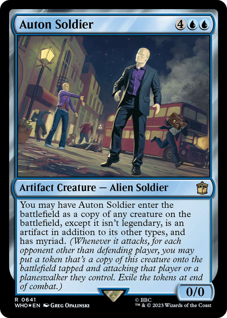 Auton Soldier (Surge Foil) [Doctor Who] | Sanctuary Gaming