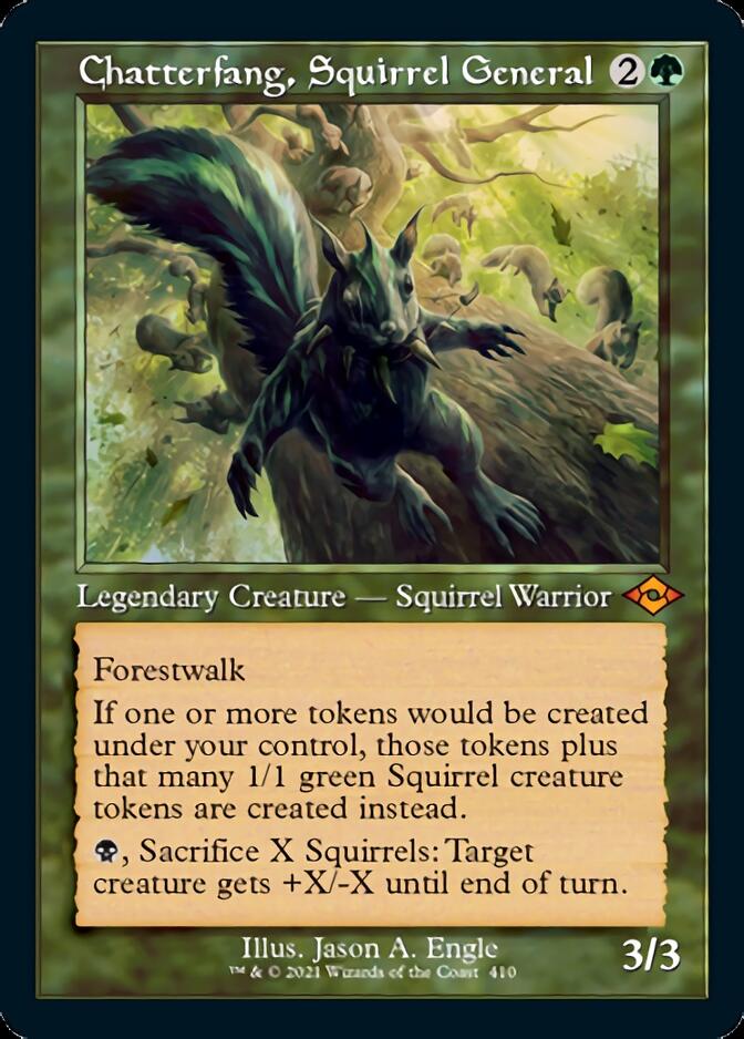 Chatterfang, Squirrel General (Retro Foil Etched) [Modern Horizons 2] | Sanctuary Gaming