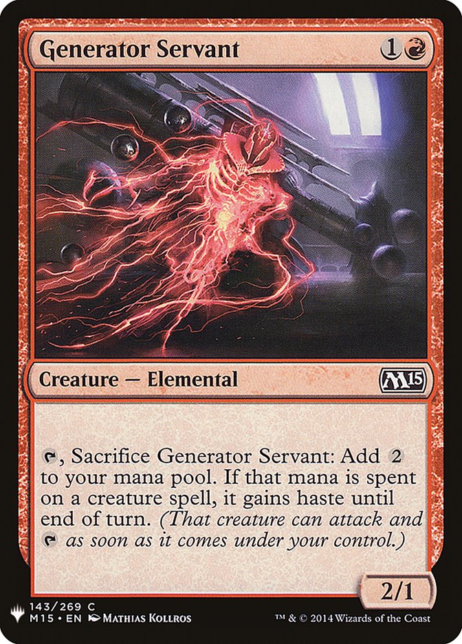 Generator Servant [Mystery Booster] | Sanctuary Gaming