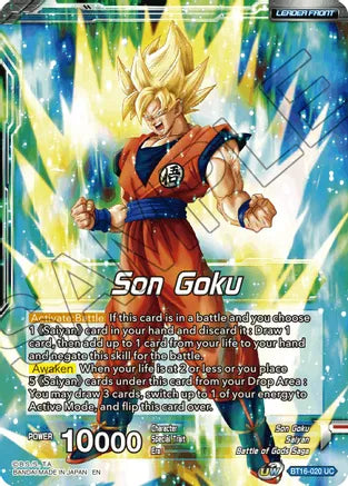 Son Goku // SSG Son Goku, Crimson Warrior (BT16-020) [Realm of the Gods] | Sanctuary Gaming