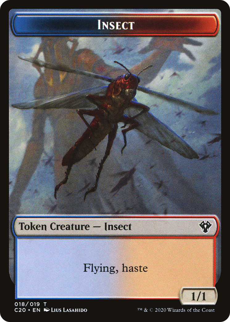 Treasure // Insect Double-Sided Token [Secret Lair: Heads I Win, Tails You Lose Tokens] | Sanctuary Gaming