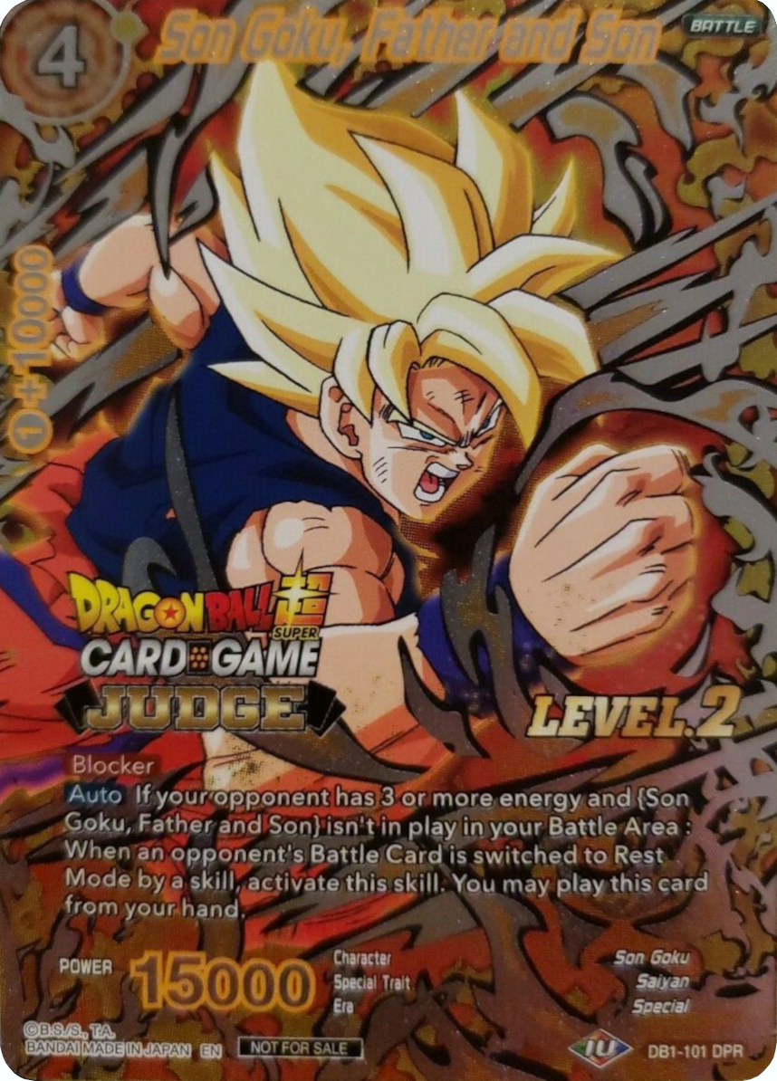 Son Goku, Father and Son (Level 2) (DB1-101) [Promotion Cards] | Sanctuary Gaming