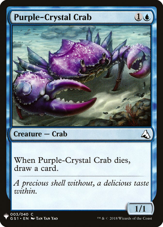 Purple-Crystal Crab [Mystery Booster] | Sanctuary Gaming