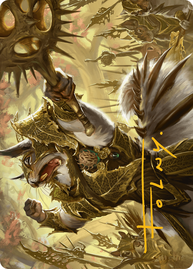 Honored Dreyleader Art Card (Gold-Stamped Signature) [Bloomburrow Art Series] | Sanctuary Gaming