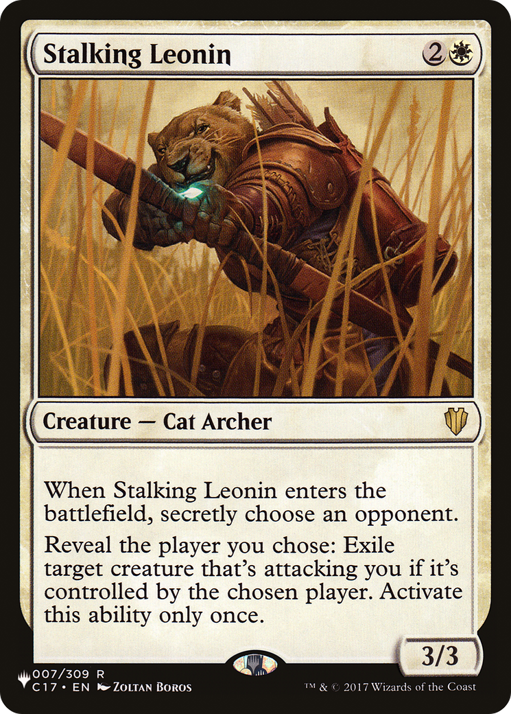 Stalking Leonin [The List] | Sanctuary Gaming