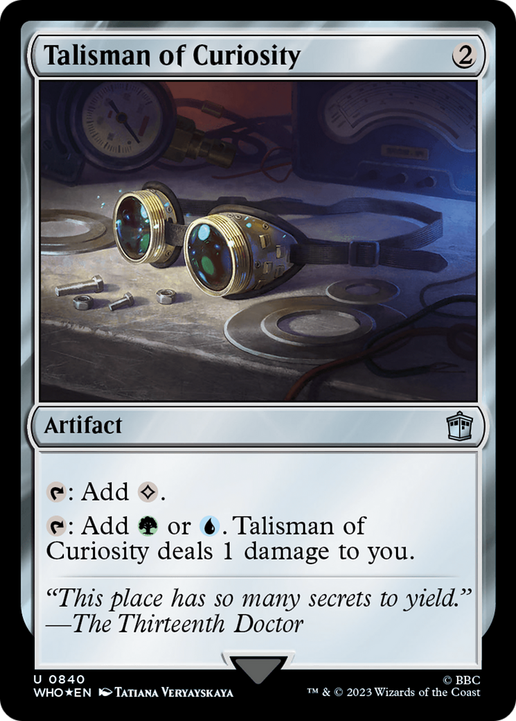 Talisman of Curiosity (Surge Foil) [Doctor Who] | Sanctuary Gaming