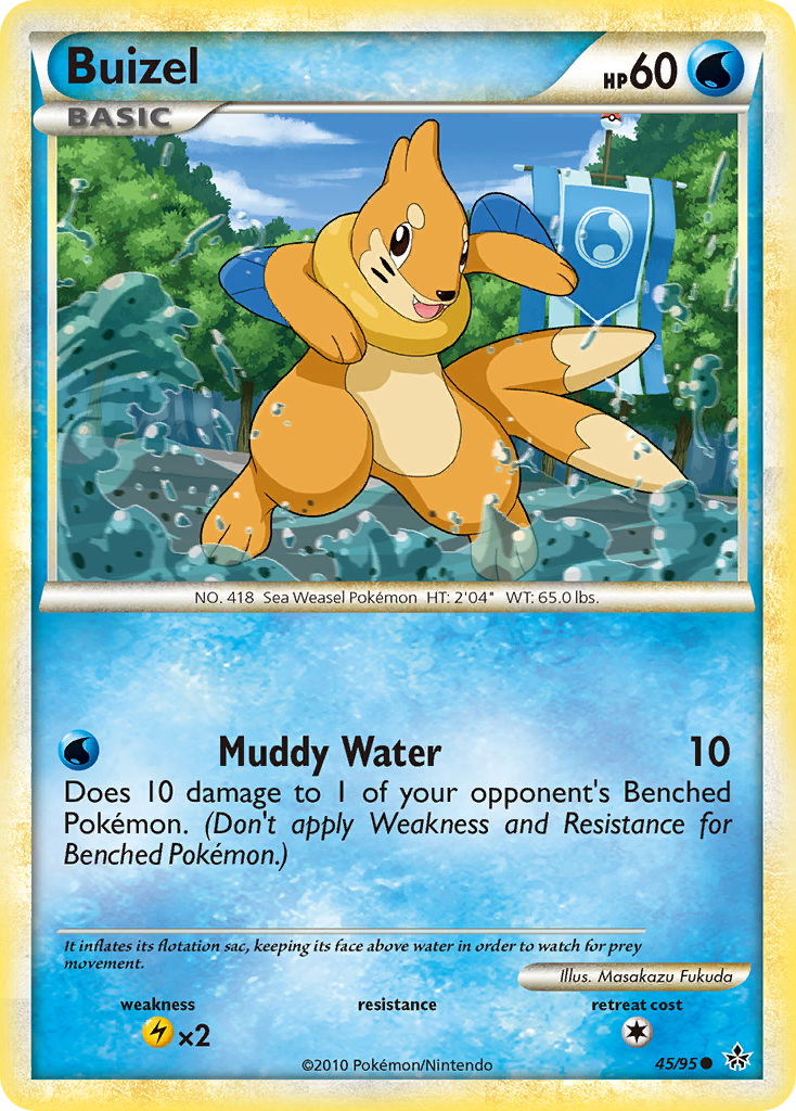 Buizel (45/95) [HeartGold & SoulSilver: Unleashed] | Sanctuary Gaming