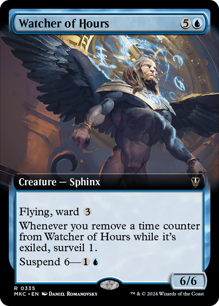 Watcher of Hours (Extended Art) [Murders at Karlov Manor Commander] | Sanctuary Gaming