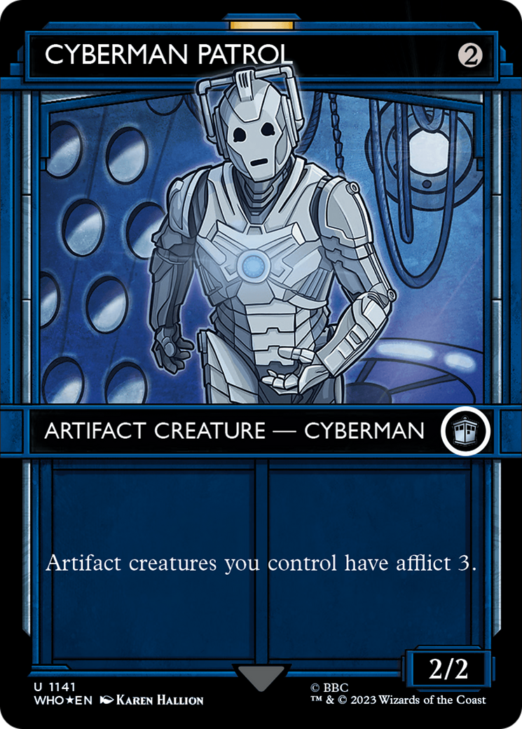 Cyberman Patrol (Showcase) (Surge Foil) [Doctor Who] | Sanctuary Gaming
