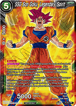 SSG Son Goku, Legendary Spirit (P-312) [Promotion Cards] | Sanctuary Gaming