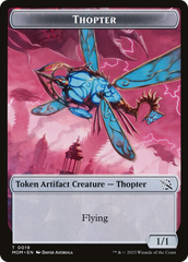 Soldier // Thopter Double-Sided Token [March of the Machine Tokens] | Sanctuary Gaming