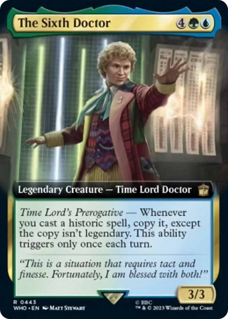 The Sixth Doctor (Extended Art) [Doctor Who] | Sanctuary Gaming