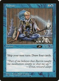 Meditate (Oversized) [Oversize Cards] | Sanctuary Gaming