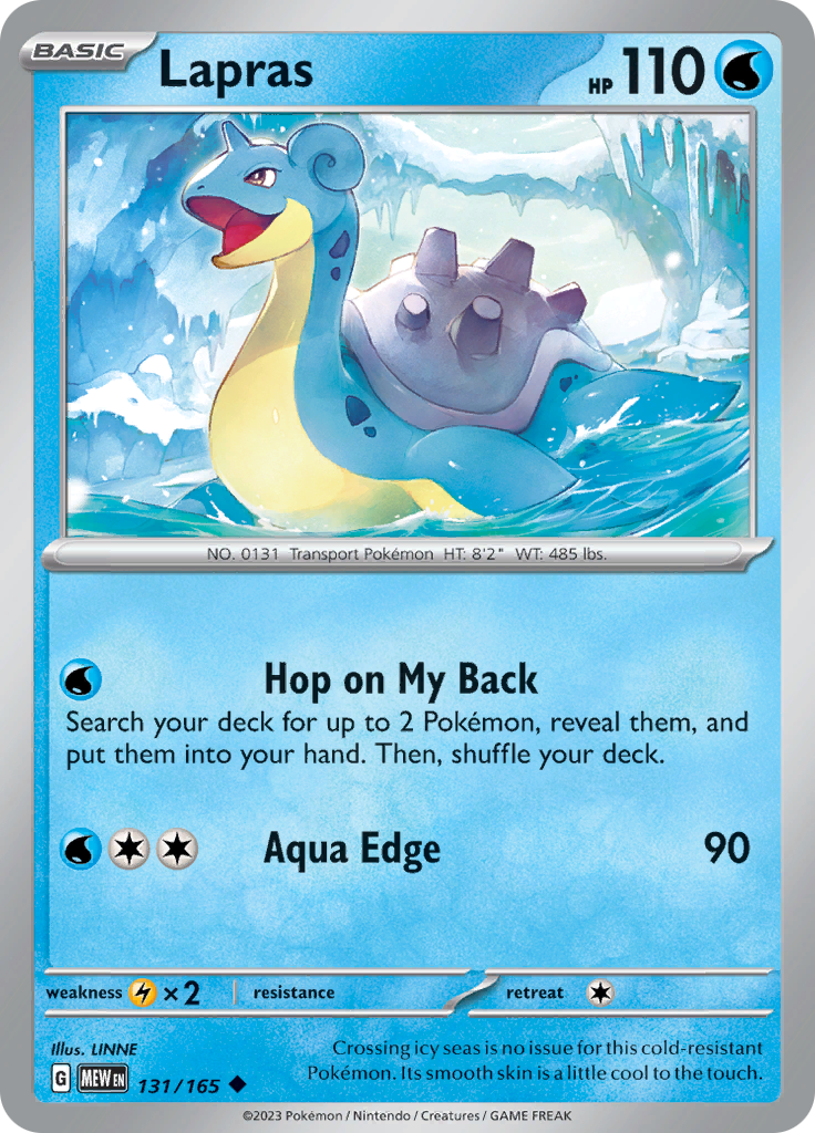 Lapras (131/165) [Scarlet & Violet: 151] | Sanctuary Gaming