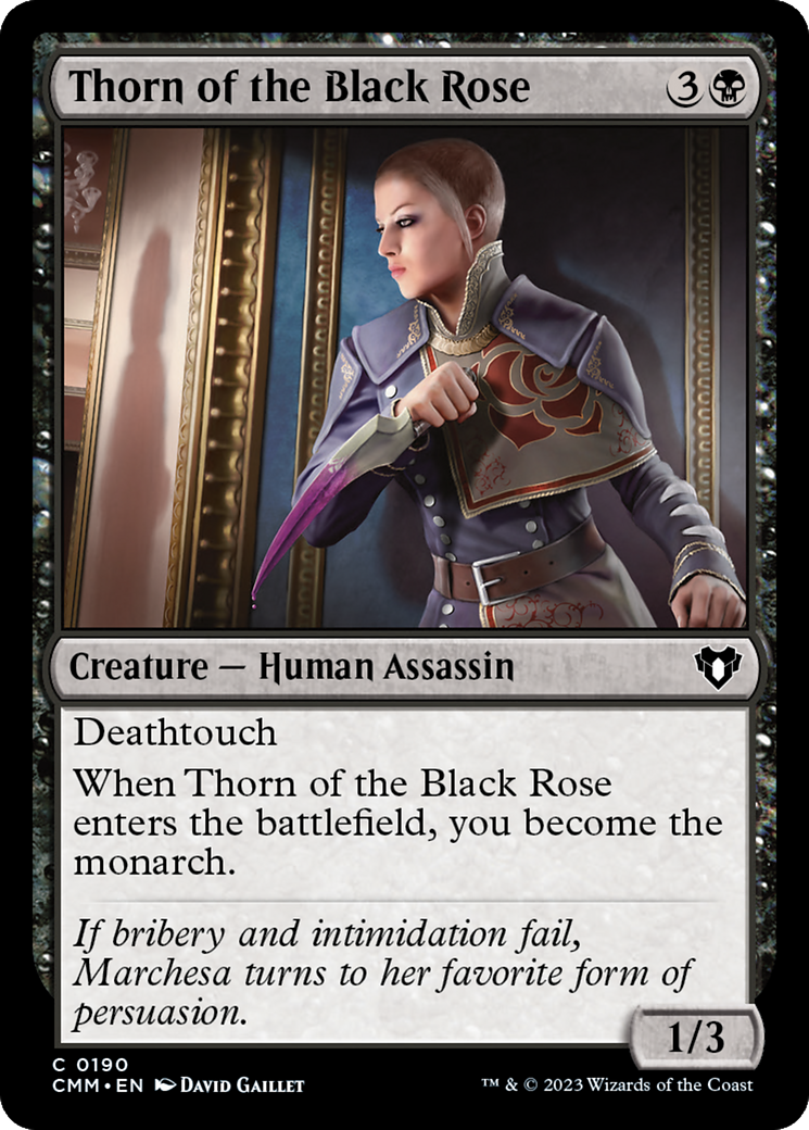 Thorn of the Black Rose [Commander Masters] | Sanctuary Gaming