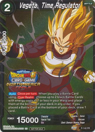 Vegeta, Time Regulator (Championship Final 2019) (Finalist) (P-142) [Tournament Promotion Cards] | Sanctuary Gaming