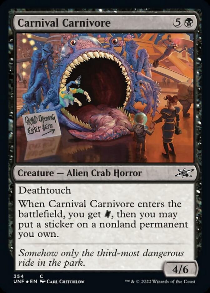 Carnival Carnivore (Galaxy Foil) [Unfinity] | Sanctuary Gaming