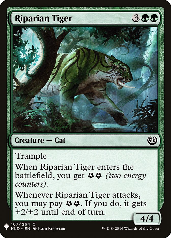 Riparian Tiger [Mystery Booster] | Sanctuary Gaming