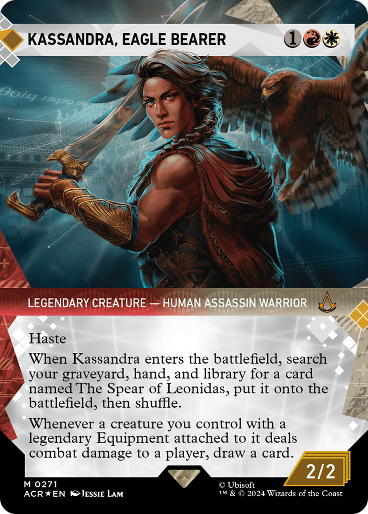 Kassandra, Eagle Bearer (Showcase) (Textured Foil) [Assassin's Creed] | Sanctuary Gaming
