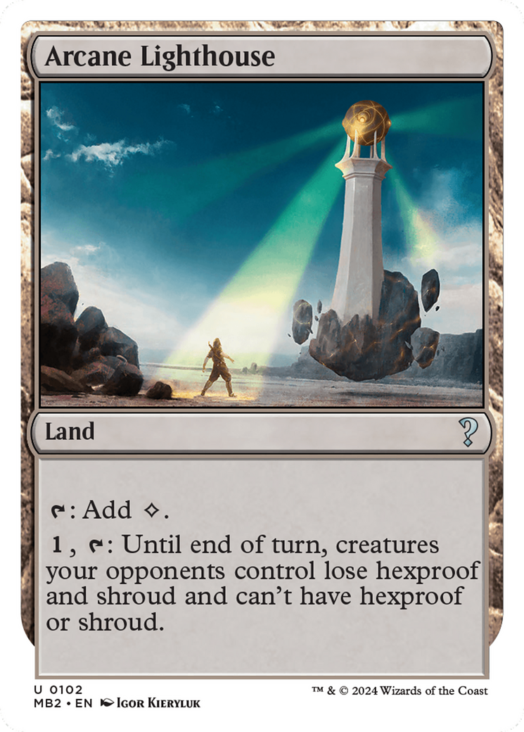 Arcane Lighthouse (White Border) [Mystery Booster 2] | Sanctuary Gaming