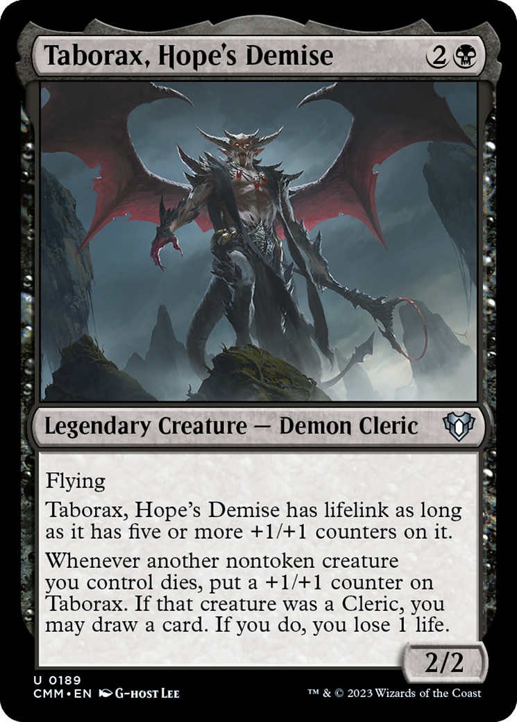 Taborax, Hope's Demise [Commander Masters] | Sanctuary Gaming