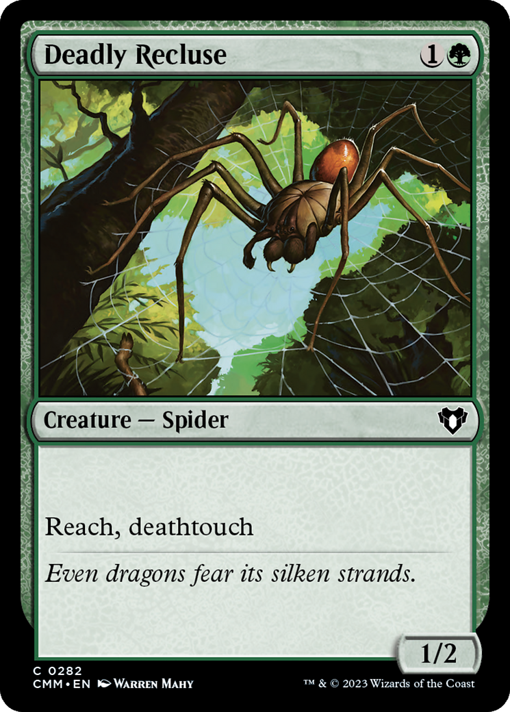 Deadly Recluse [Commander Masters] | Sanctuary Gaming