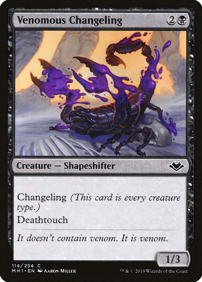 Venomous Changeling [Modern Horizons] | Sanctuary Gaming