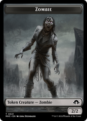 Elephant // Zombie Double-Sided Token [Modern Horizons 3 Commander Tokens] | Sanctuary Gaming