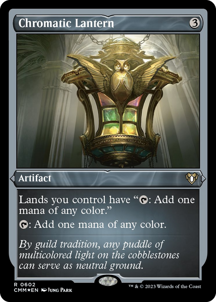 Chromatic Lantern (Foil Etched) [Commander Masters] | Sanctuary Gaming