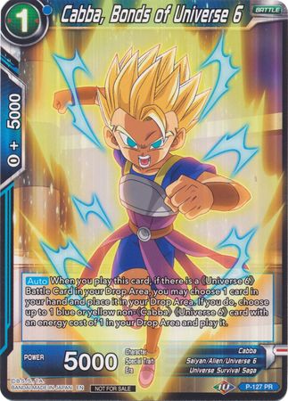 Cabba, Bonds of Universe 6 (Shop Tournament: Assault of Saiyans) (P-127) [Promotion Cards] | Sanctuary Gaming