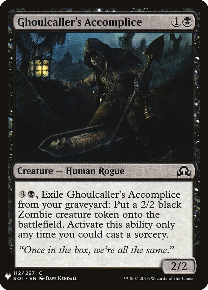 Ghoulcaller's Accomplice [Mystery Booster] | Sanctuary Gaming