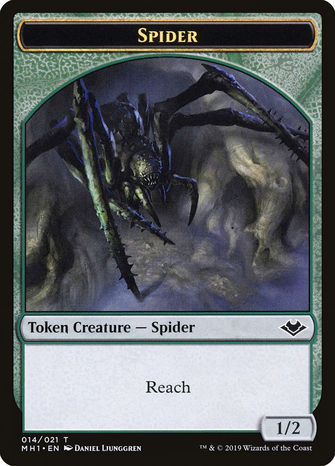 Soldier (004) // Spider (014) Double-Sided Token [Modern Horizons Tokens] | Sanctuary Gaming