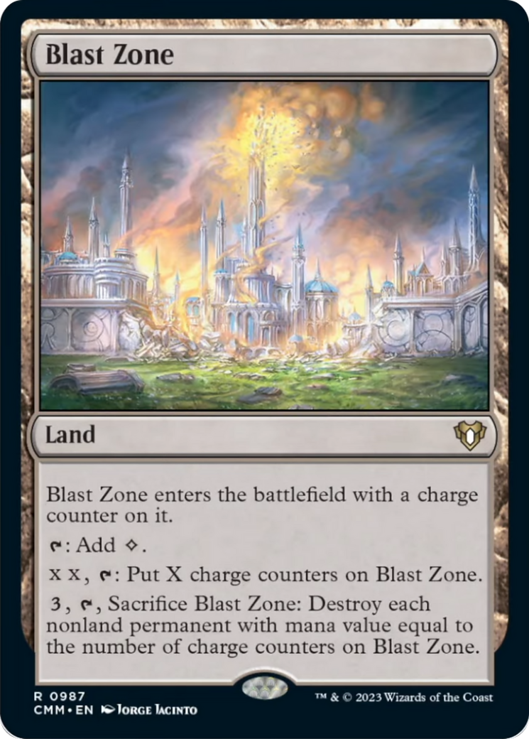 Blast Zone [Commander Masters] | Sanctuary Gaming