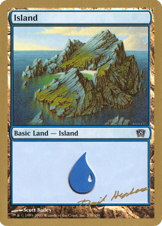 Island (dh338) (Dave Humpherys) [World Championship Decks 2003] | Sanctuary Gaming