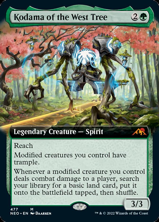 Kodama of the West Tree (Extended Art) [Kamigawa: Neon Dynasty] | Sanctuary Gaming