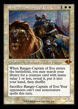 Ranger-Captain of Eos (Retro Foil Etched) [Modern Horizons] | Sanctuary Gaming