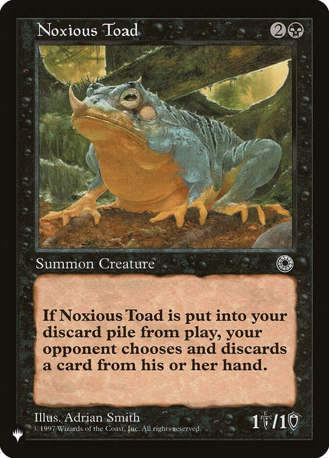 Noxious Toad [The List] | Sanctuary Gaming