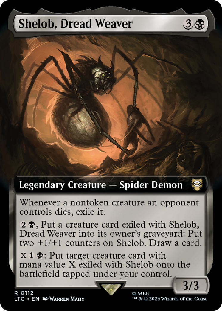 Shelob, Dread Weaver (Extended Art) [The Lord of the Rings: Tales of Middle-Earth Commander] | Sanctuary Gaming