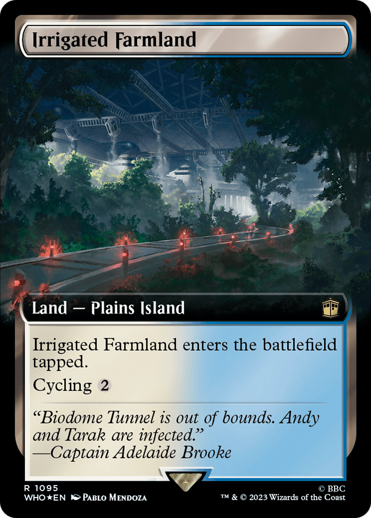 Irrigated Farmland (Extended Art) (Surge Foil) [Doctor Who] | Sanctuary Gaming
