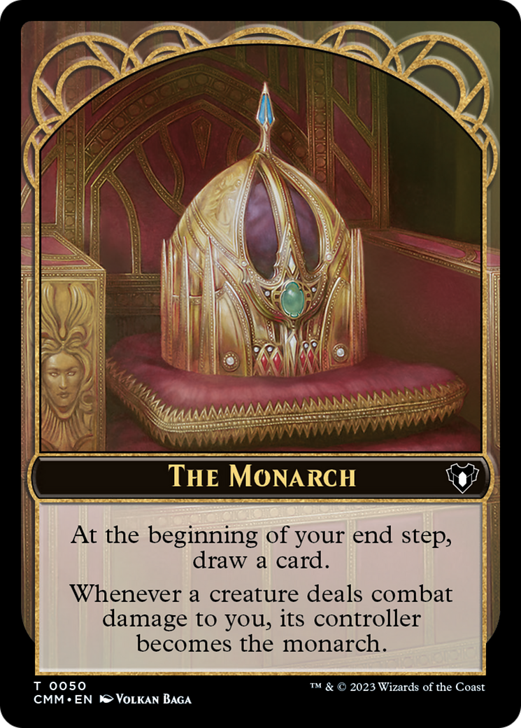 The Monarch Token [Commander Masters Tokens] | Sanctuary Gaming