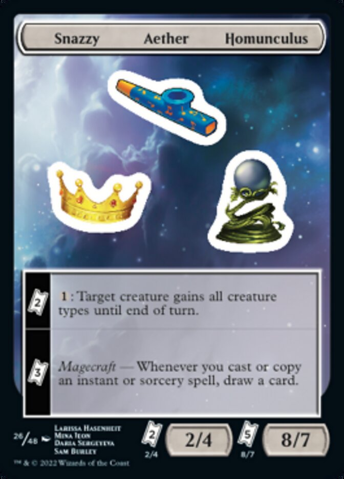 Snazzy Aether Homunculus [Unfinity Stickers] | Sanctuary Gaming