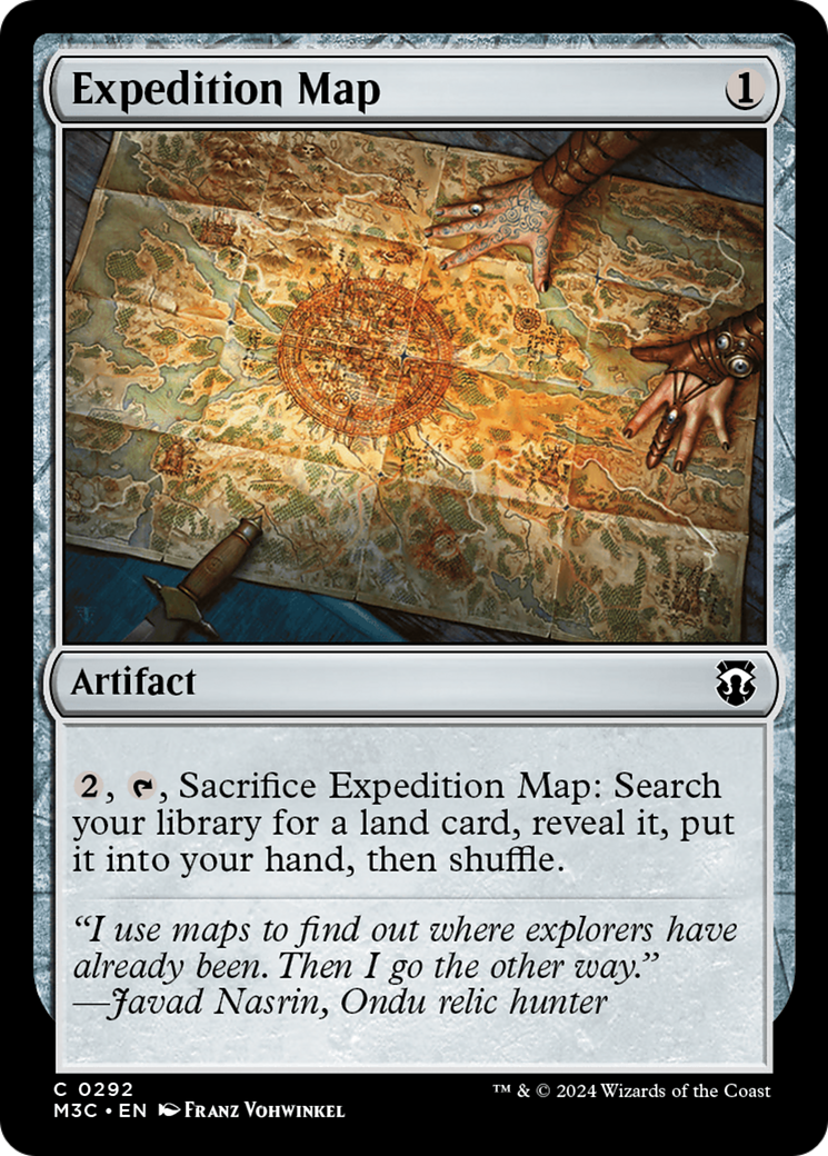 Expedition Map (Ripple Foil) [Modern Horizons 3 Commander] | Sanctuary Gaming