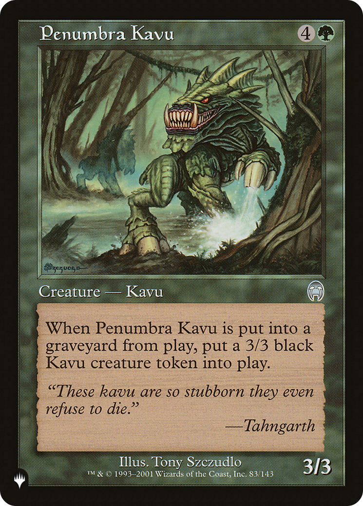 Penumbra Kavu [The List Reprints] | Sanctuary Gaming