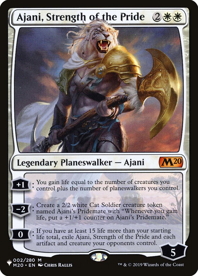 Ajani, Strength of the Pride [The List] | Sanctuary Gaming