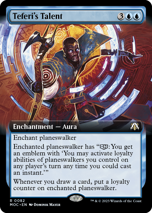 Teferi's Talent (Extended Art) [March of the Machine Commander] | Sanctuary Gaming