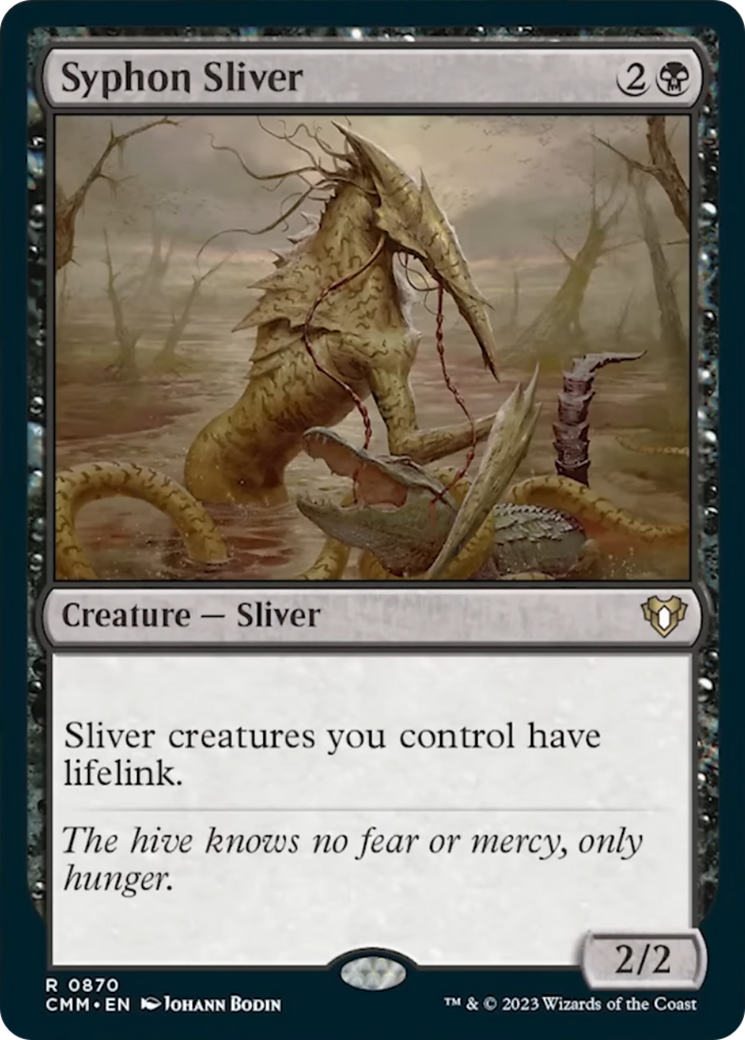 Syphon Sliver [Commander Masters] | Sanctuary Gaming