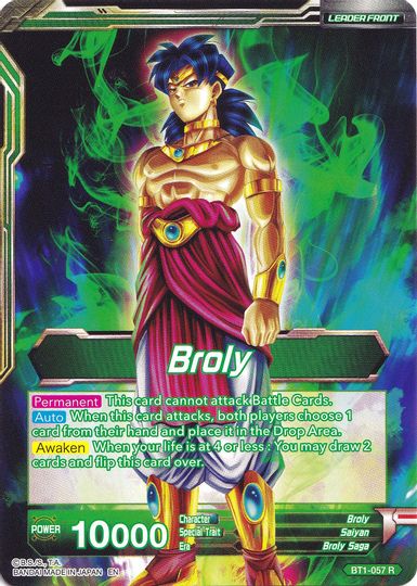 Broly // Broly, The Legendary Super Saiyan (Collector's Selection Vol. 1) (BT1-057) [Promotion Cards] | Sanctuary Gaming